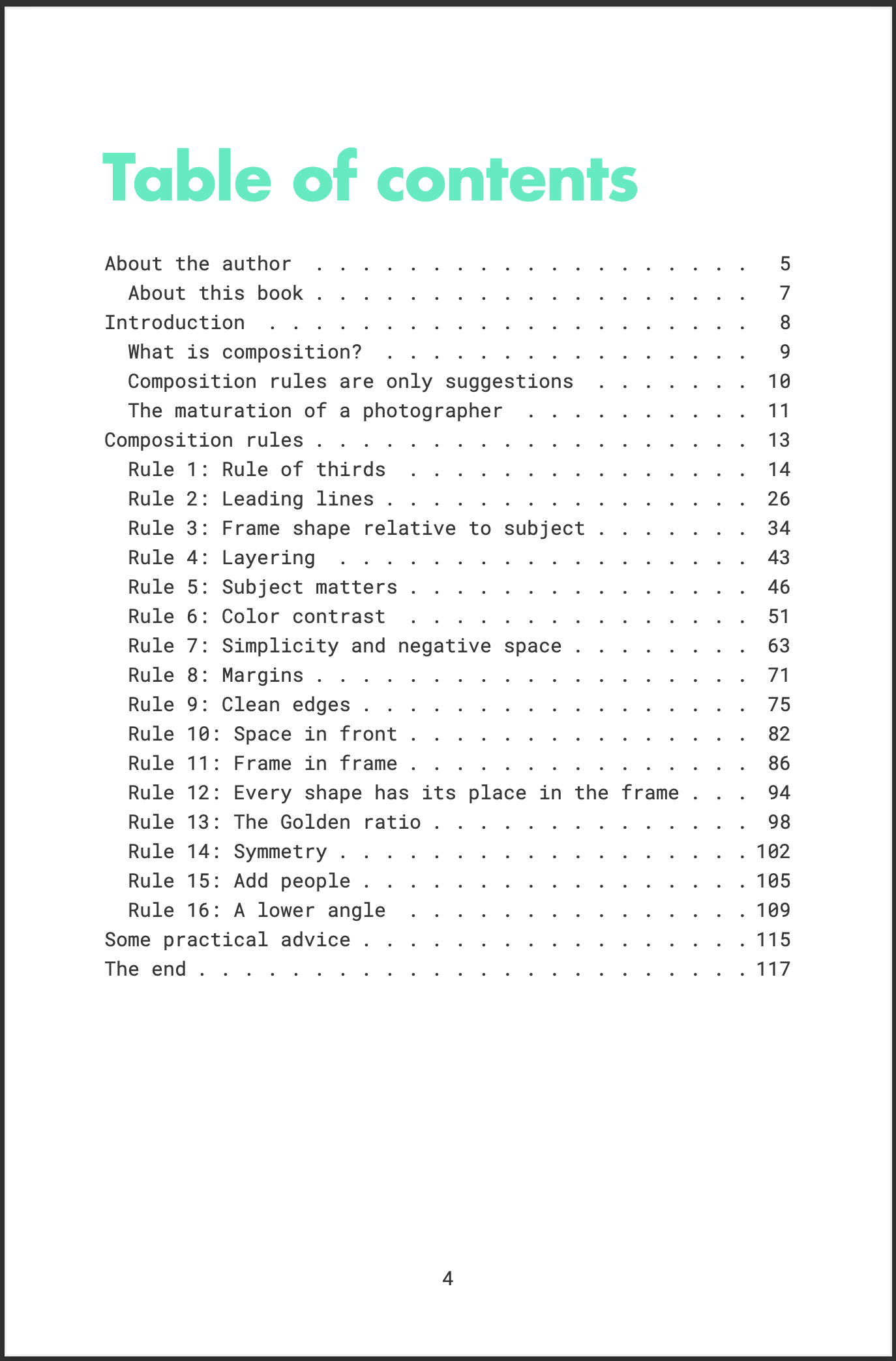 Photography Composition Handbook